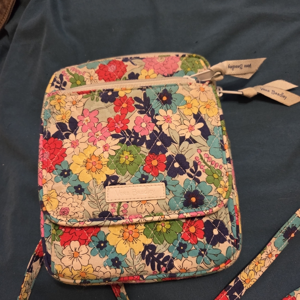 Vera Bradley Quilted Floral Crossbody in Multi-Color